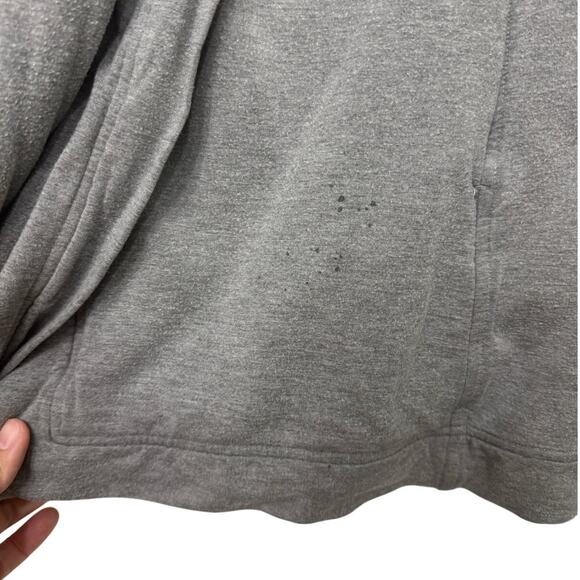 Lululemon Athletica Gray Cowl Neck Wrap Cardigan Jacket Women’s Size 10 Pockets - Picture 6 of 7